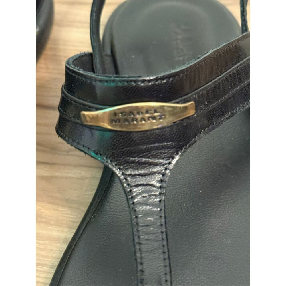 Isabel Marant NYA flat leather sandals Size 36 - Picture 6 of 11